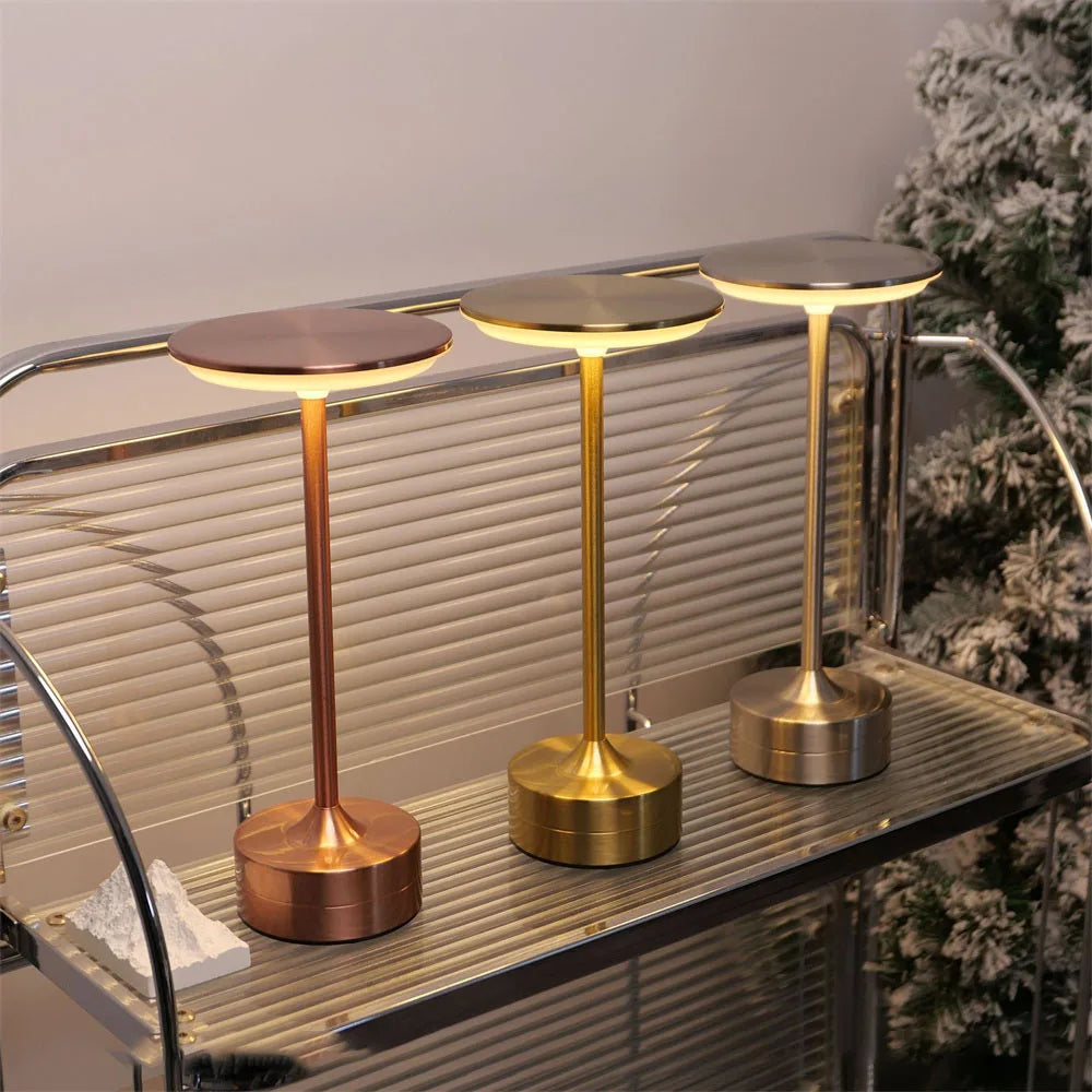 Lumaura | Touch Dimming LED Table Lamp | Rechargeable & Portable