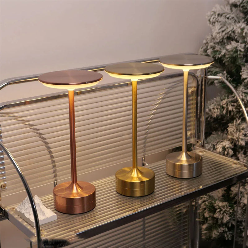 Lumaura | Touch Dimming LED Table Lamp | Rechargeable & Portable