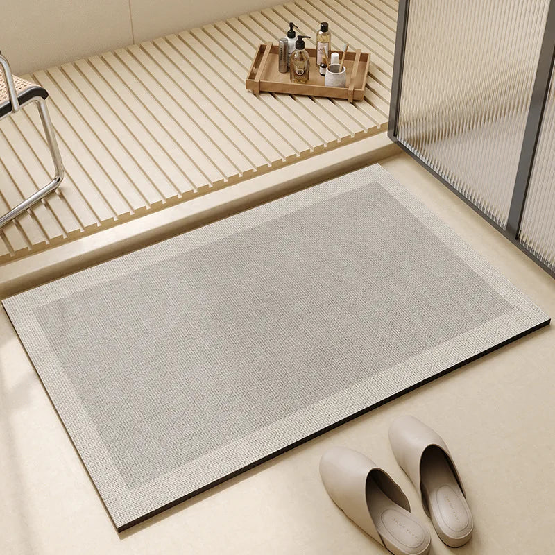 Super Absorbent Bath Mat | Quick-Dry Non-Slip Bathroom Floor Mat