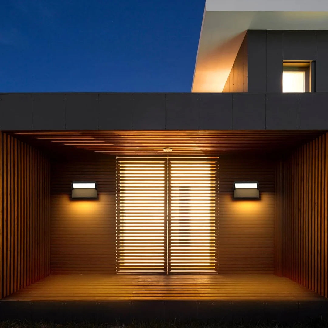 24W LED Außenwandleuchte | IP65 Wasserdichte Bewegungsmelderlampe