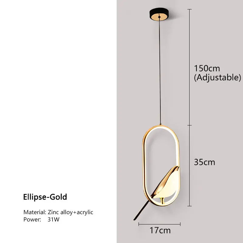 Skadependel | Nordisk LED-fugledesign