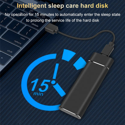 External Hard Drive Portable SSD M.2 USB 3.1 Enclosure Case