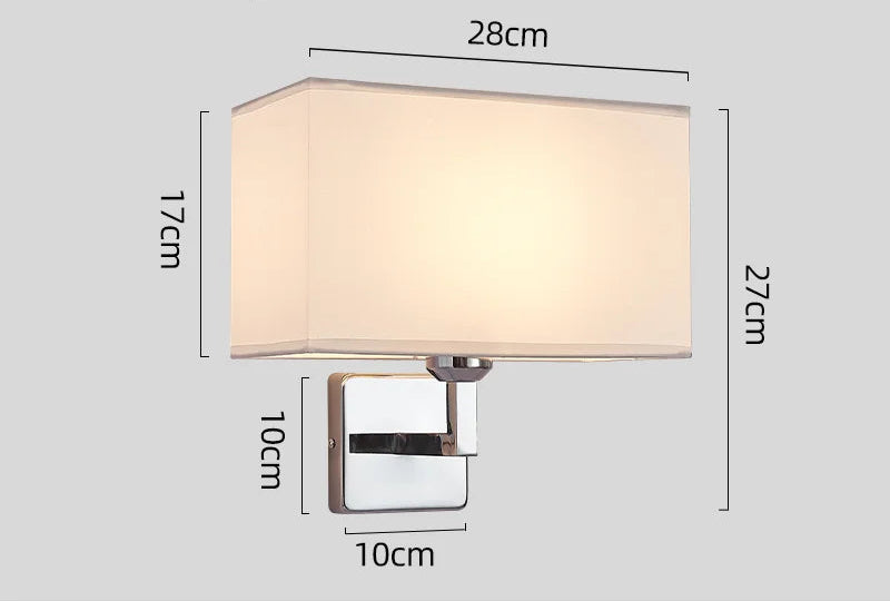 Wall Lamp with Reading Light | E27 Bedside Wall Sconce