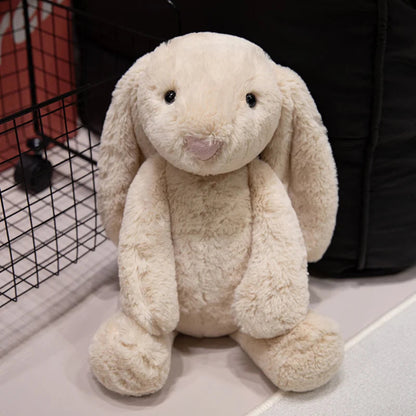 Jucărie de pluș iepuraș Bunnycat moale și drăguță, animal de pluș iepure