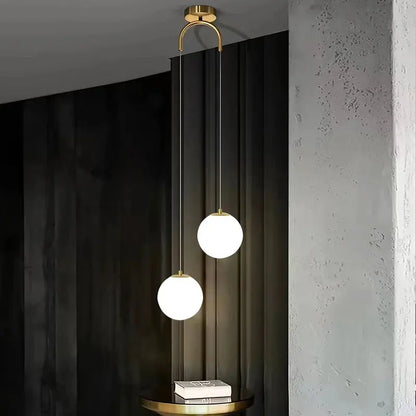 Luna Pendelleuchte | Nordisches modernes Glas-Kugel-Design