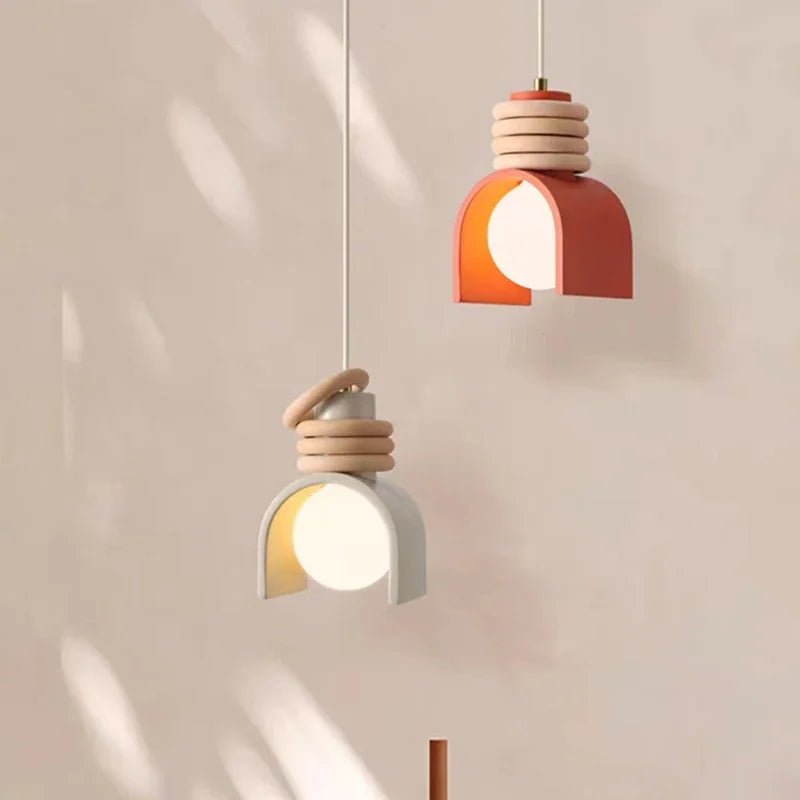Lámpara Colgante Wabi-Sabi | Diseño Minimalista Japonés en Resina