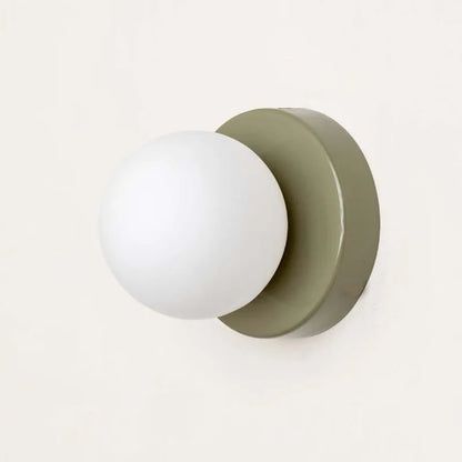 Lampă de perete LED Macaron | Aplica modernă din sticlă colorată