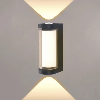 Moderne LED Væglampe | Vandtæt Udendørs Op- og Nedadrettet Væglampe