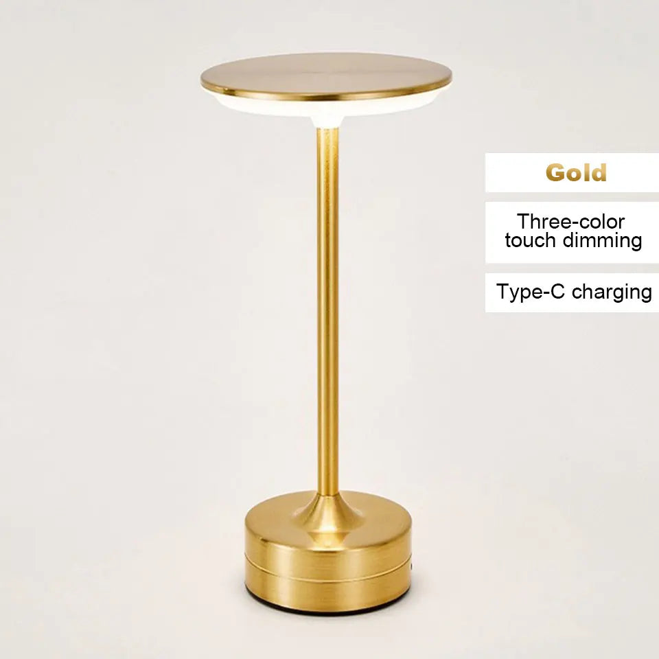 Lumaura | Touch Dimming LED Table Lamp | Rechargeable & Portable