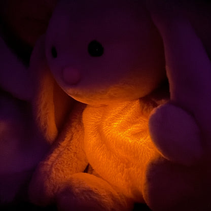 Kuscheltier Hase Plüsch Atmend Schlafhilfe Entspannung Kinder