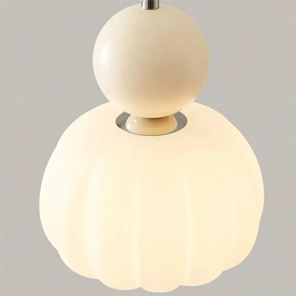Lámpara Colgante de Calabaza Nórdica | Lámpara de Techo LED Moderna
