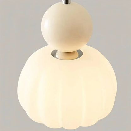 Lámpara Colgante de Calabaza Nórdica | Lámpara de Techo LED Moderna