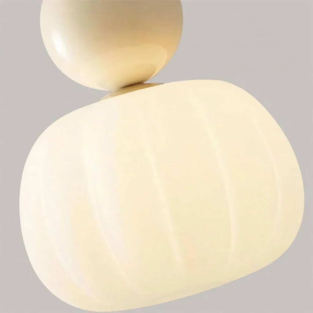 Lámpara Colgante de Calabaza Nórdica | Lámpara de Techo LED Moderna