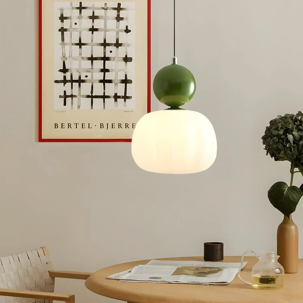 Lámpara Colgante de Calabaza Nórdica | Lámpara de Techo LED Moderna
