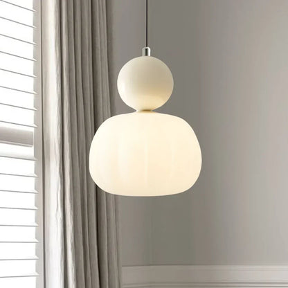 Lámpara Colgante de Calabaza Nórdica | Lámpara de Techo LED Moderna