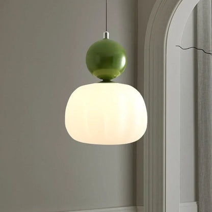 Lámpara Colgante de Calabaza Nórdica | Lámpara de Techo LED Moderna