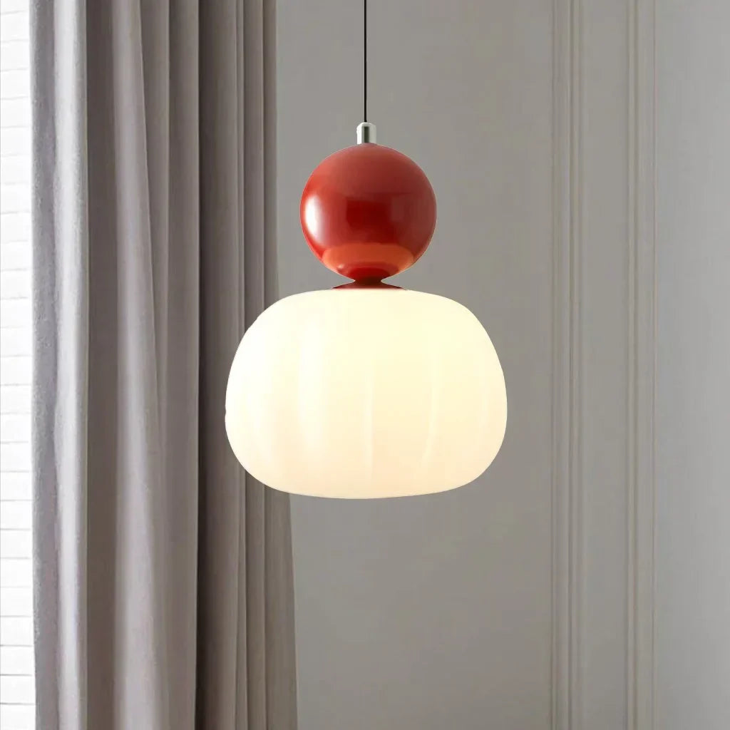Lámpara Colgante de Calabaza Nórdica | Lámpara de Techo LED Moderna