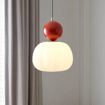 Lámpara Colgante de Calabaza Nórdica | Lámpara de Techo LED Moderna
