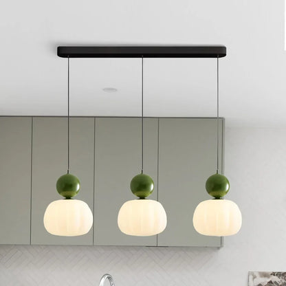 Lámpara Colgante de Calabaza Nórdica | Lámpara de Techo LED Moderna