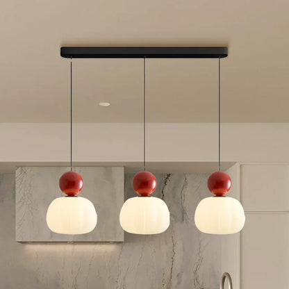 Lámpara Colgante de Calabaza Nórdica | Lámpara de Techo LED Moderna