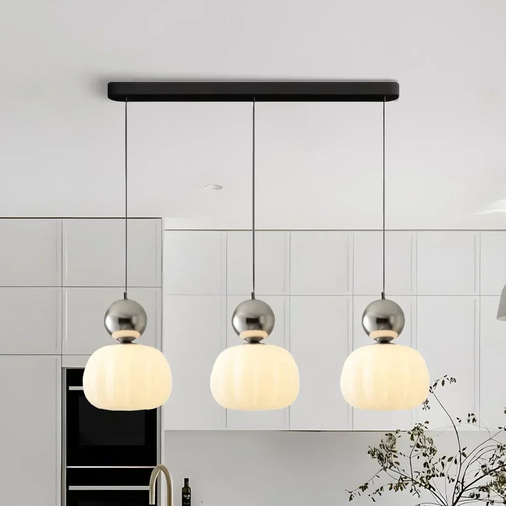 Lámpara Colgante de Calabaza Nórdica | Lámpara de Techo LED Moderna