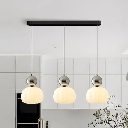 Lámpara Colgante de Calabaza Nórdica | Lámpara de Techo LED Moderna