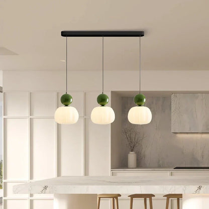 Lámpara Colgante de Calabaza Nórdica | Lámpara de Techo LED Moderna