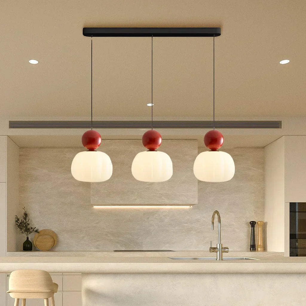Lámpara Colgante de Calabaza Nórdica | Lámpara de Techo LED Moderna