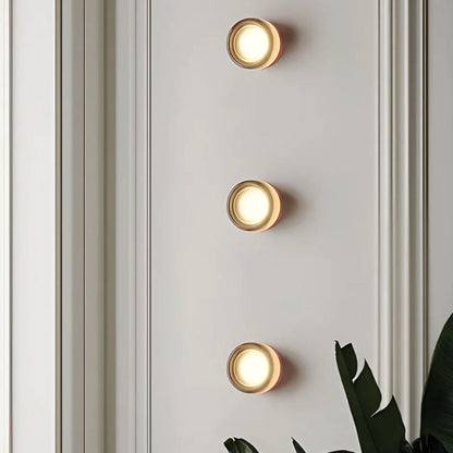 Aplica LED Dimple, Sticlă Texturată, Ø10–12cm