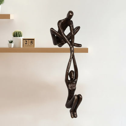 Arte Pared Escultura Romántica Pareja Resina Decorativa