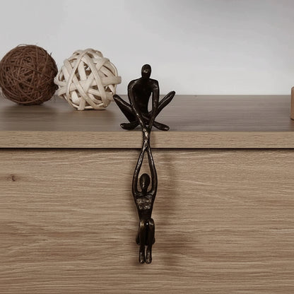 Arte Pared Escultura Romántica Pareja Resina Decorativa