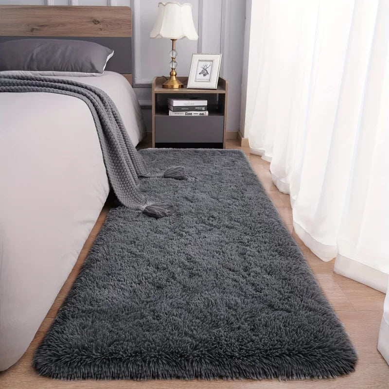 Ultra-Soft Plush Rug | Machine Washable Faux Fur Mat