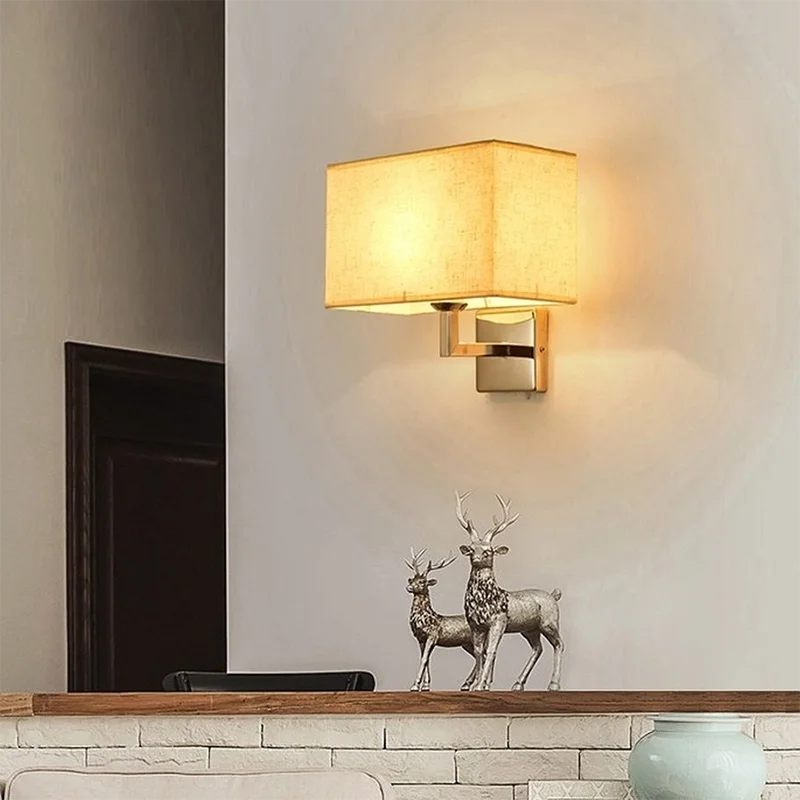 Wall Lamp with Reading Light | E27 Bedside Wall Sconce