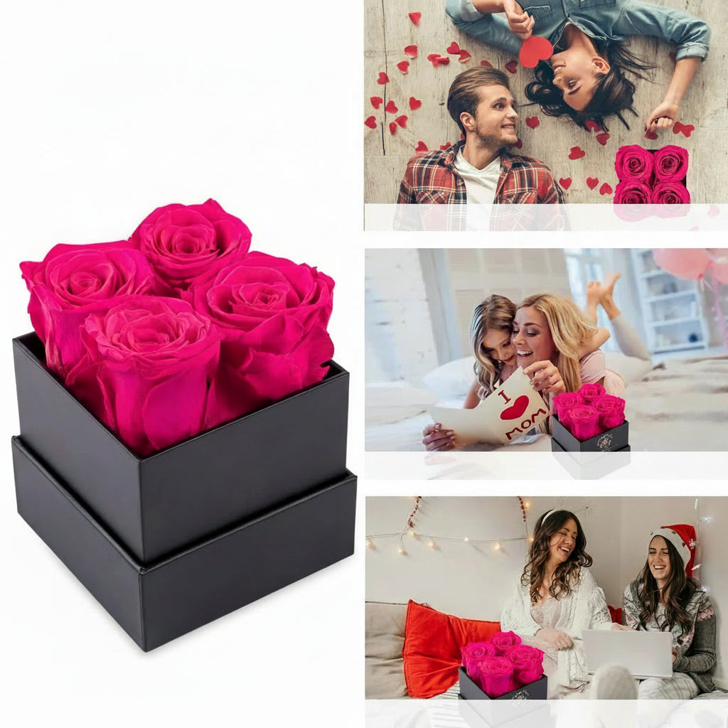 Confezione di Rose Regalo per la Festa della Mamma Composizione Floreale Decorazione per la Casa