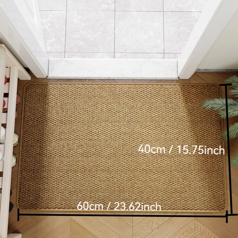 Faux Jute Outdoor Doormat | Durable Entrance Rug