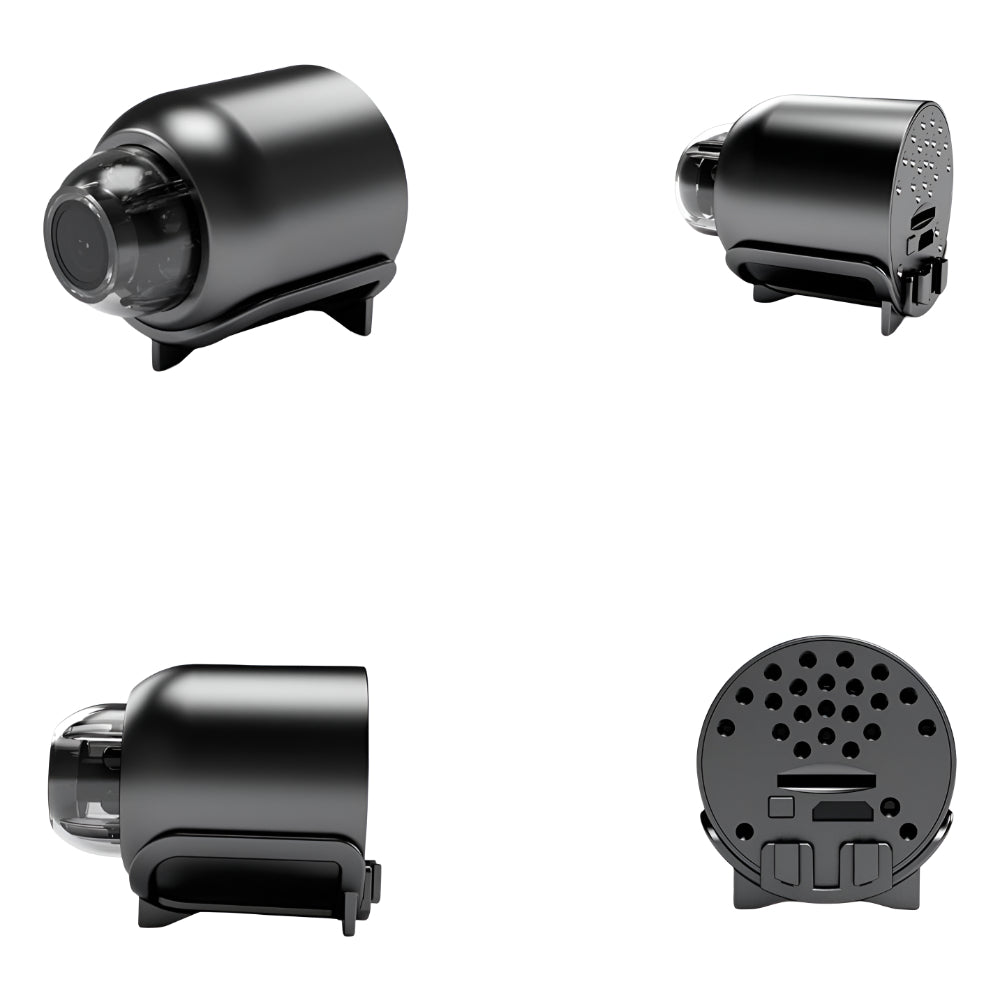 Trådløst mini HD sikkerhedskamera til indendørs brug med natvision