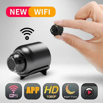 Sikkerhedskamera Mini WiFi HD Indendørs Smart Overvågningskamera
