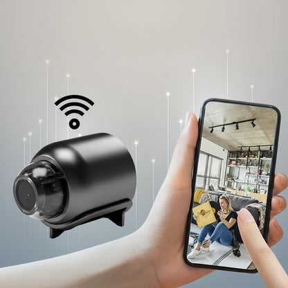 Sikkerhedskamera Mini WiFi HD Indendørs Smart Overvågningskamera