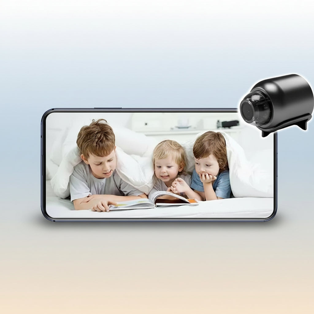 Sikkerhedskamera Mini WiFi HD Indendørs Smart Overvågningskamera