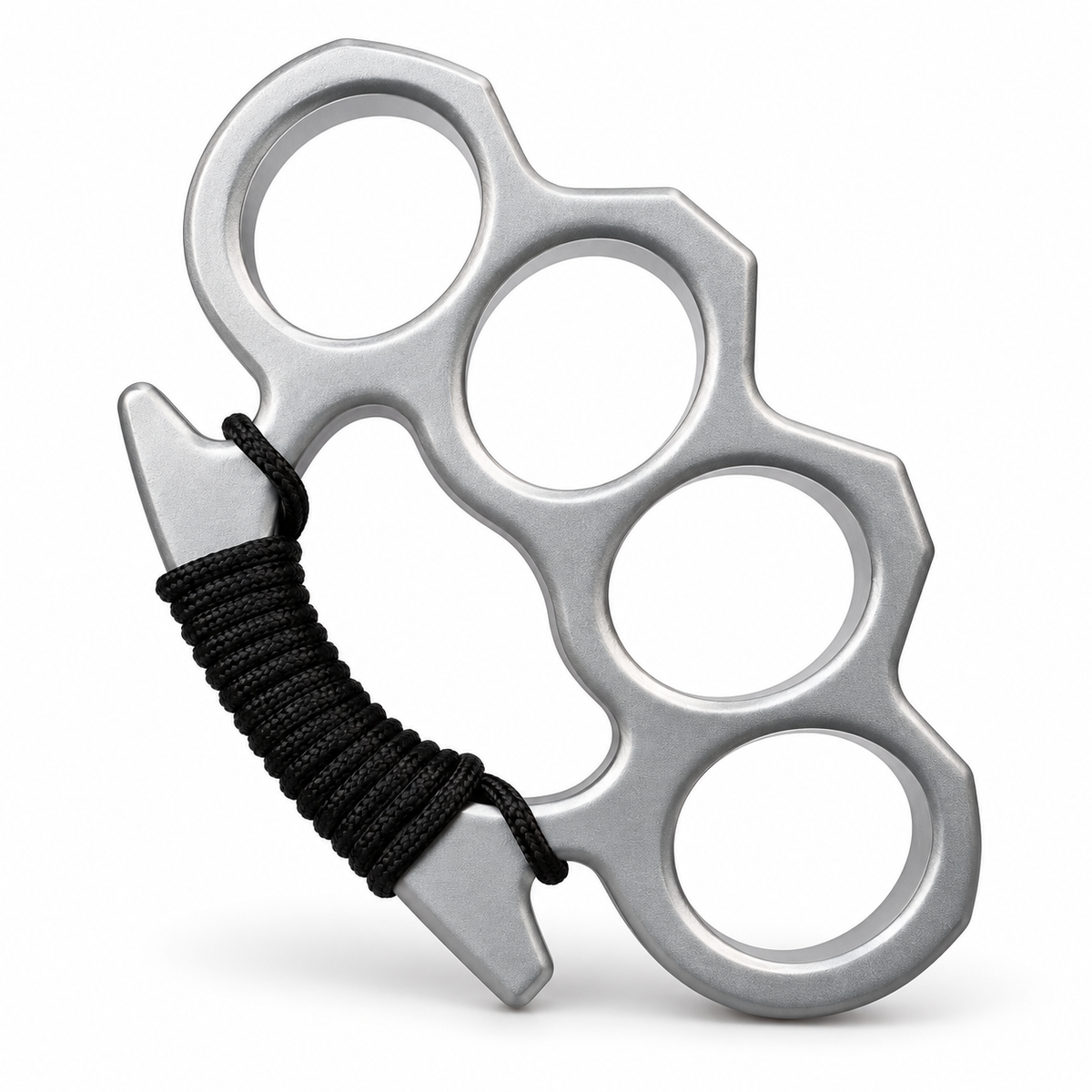 Cuchillo nudillero de defensa personal, acceso rápido, empuñadura metálica para los dedos