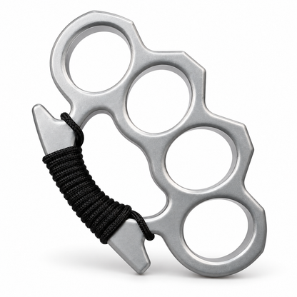 Cuchillo nudillero de defensa personal, acceso rápido, empuñadura metálica para los dedos