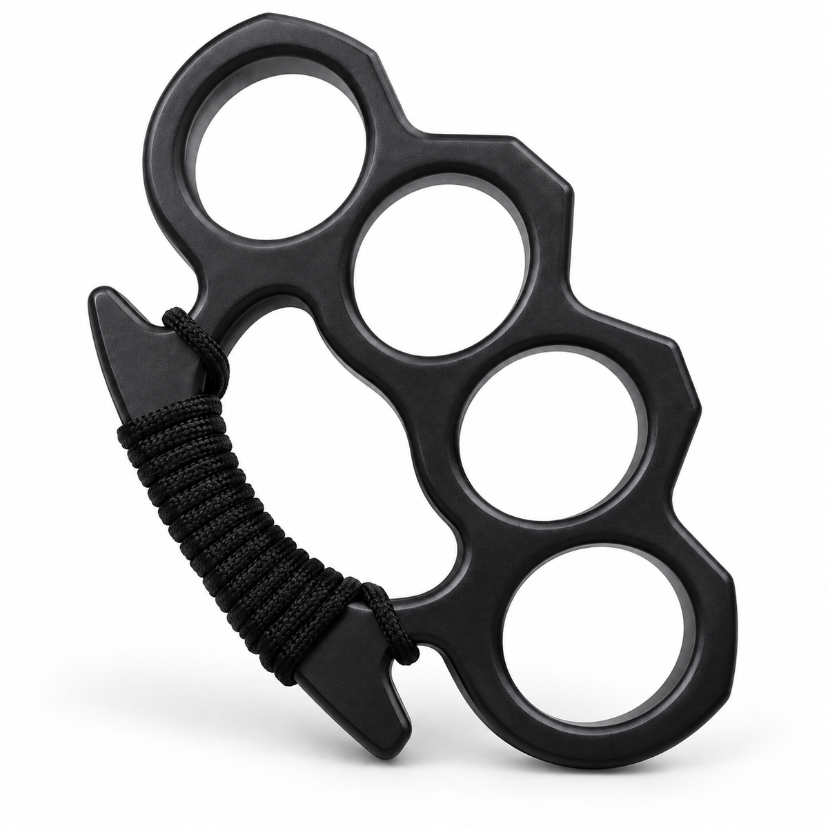 Cuchillo nudillero de defensa personal, acceso rápido, empuñadura metálica para los dedos