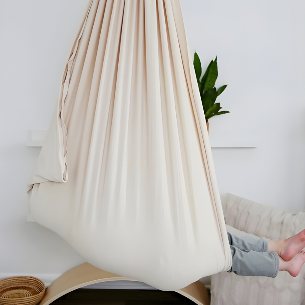 Sensory Swing Indoor Therapy Seat Soft Fabric Hanging Chair 9