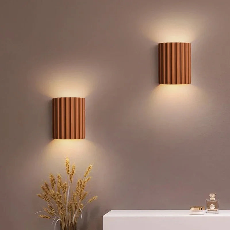 Lampa de perete modernă nordică din rășină | Lumină de perete elegantă pentru interior