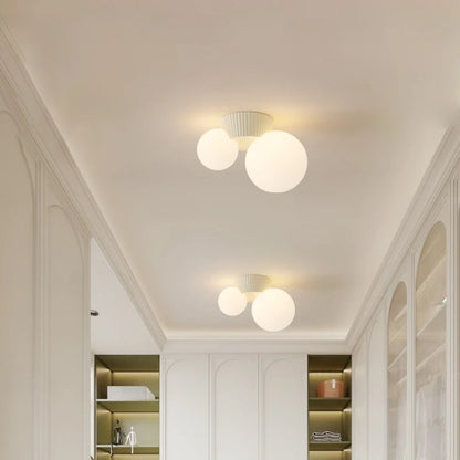 Luz de Teto Luméa | Design Moderno Francês com Duplo Globo