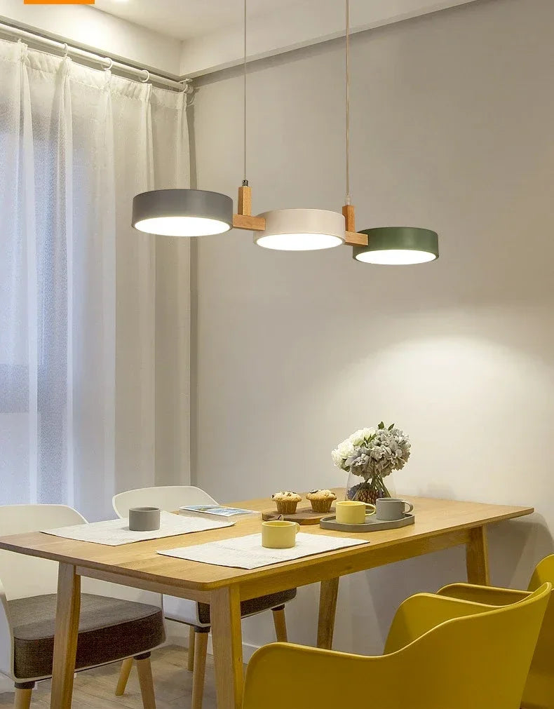 Modern Nordic Macaron Pendant Light | Dining Room & Living Room Chandelier