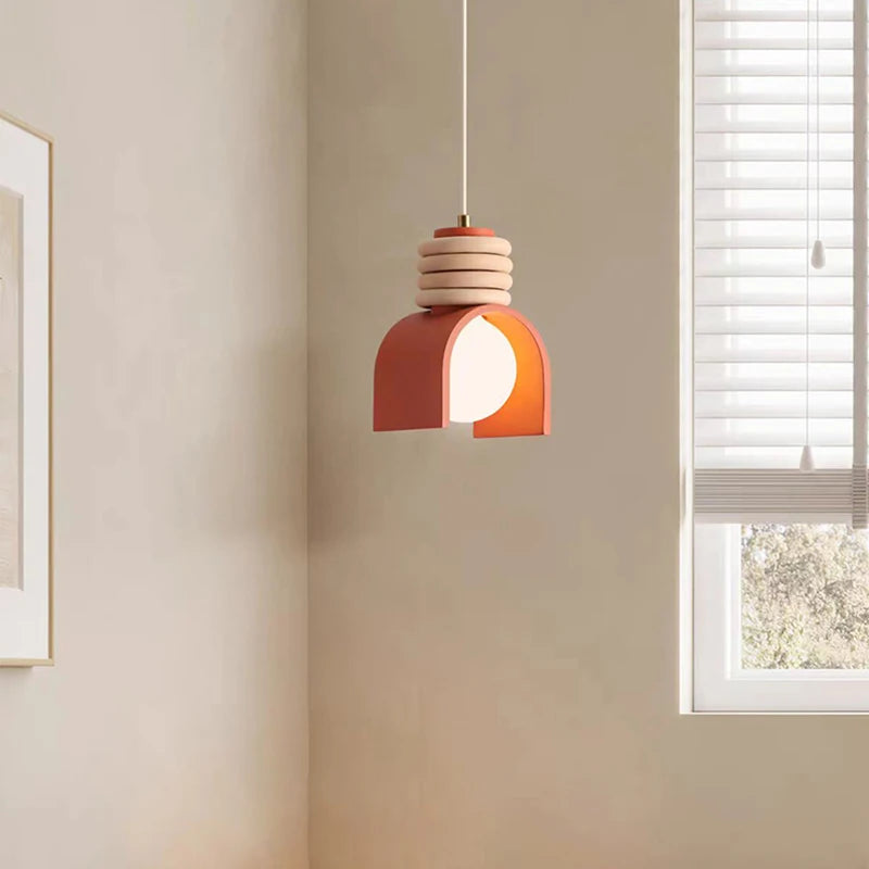 Lámpara Colgante Wabi-Sabi | Diseño Minimalista Japonés en Resina