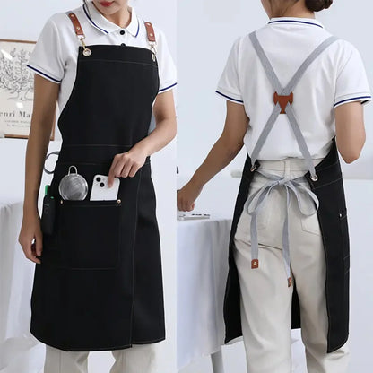 WorkEase | Grembiule impermeabile in tela | Design a gonna divisa con tasche