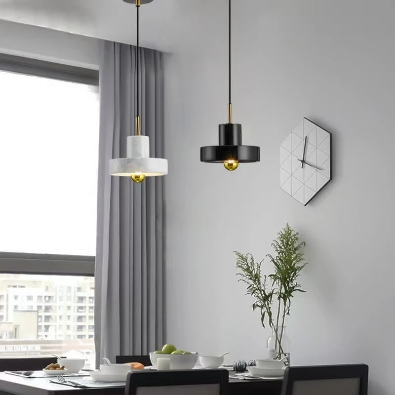 Lampă suspendată din marmură | Design postmodern din piatră naturală