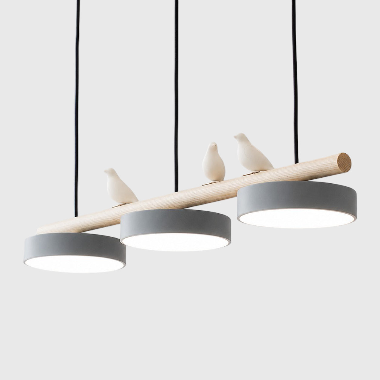 Sienna Bird Round Chandelier | Modern Nature-Inspired LED Ceiling Light